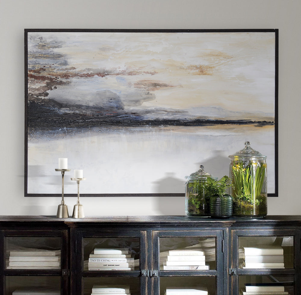 Warran 40" Wide Canvas Art, Black - Additional Images - OL1890