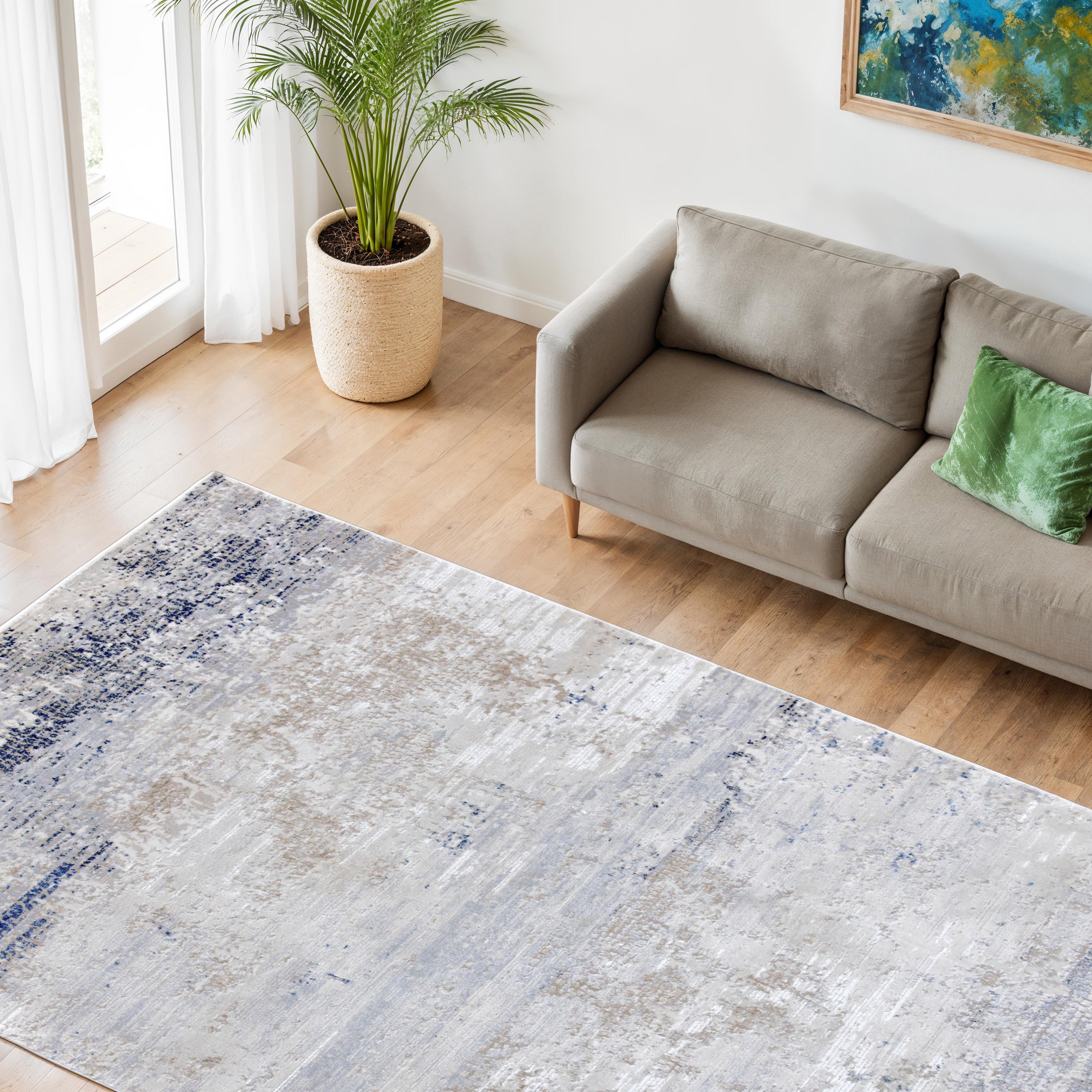 Aya Rug, 1'4" X 1'4" Ft - Lifestyle Image - RAYA-41425