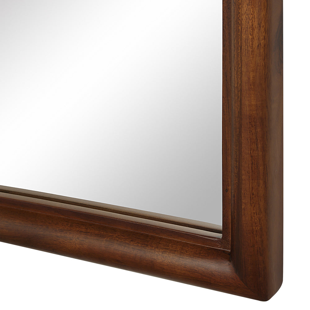 Kindra 40" H x 50" W Wall Mirror, Brown - Detail Image - MT2711