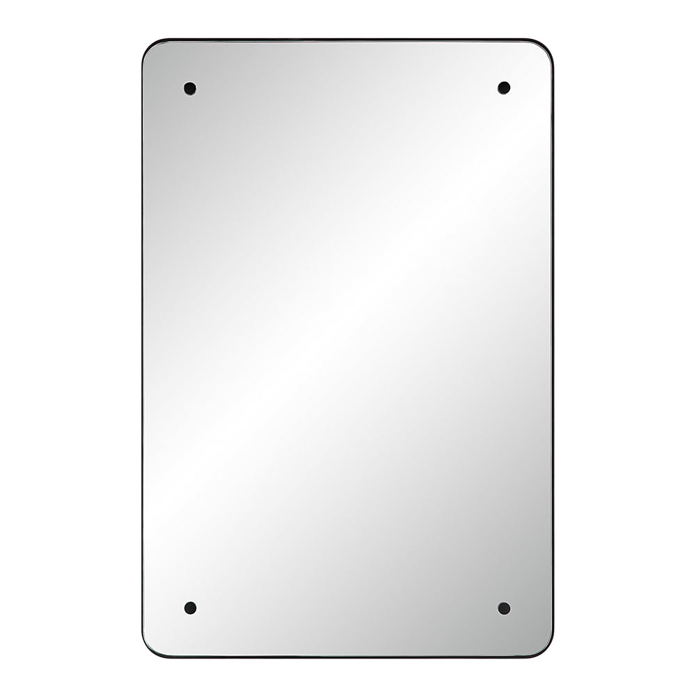 Aine 36" Tall Rectangular Mirror, Matte Black - Main Image - MT2613