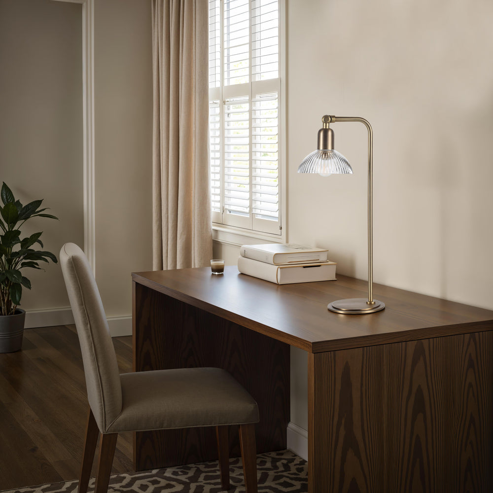 Samos 20.75" Height Table Lamps, Antique Brushed Brass - White Label Lifestyle Image - LPT1365