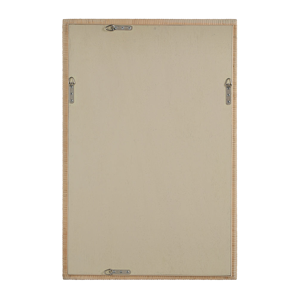Sara 36" H x 24" W Wall Mirror, Brown - Backing Image - MT2663