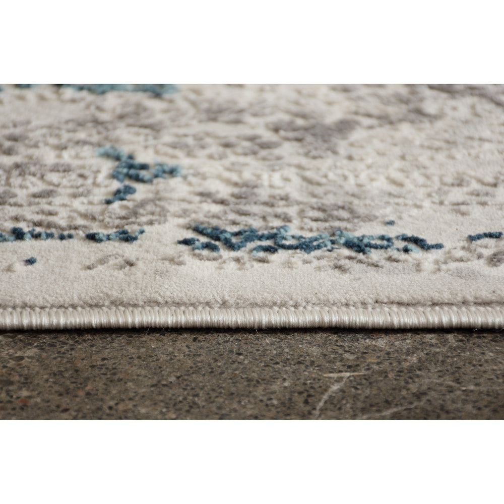 Ariella 3x5 Power loomed Indoor Rug, Blue - Detail Image - RARI-18612-35