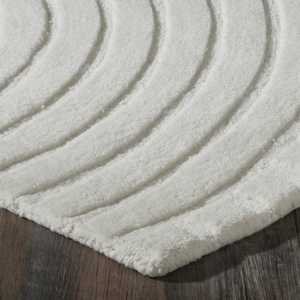 Cantu 7'10" x 10'2"" ft Handwoven Indoor Rug, Ivory - Angle Image - RCAN-21141-810