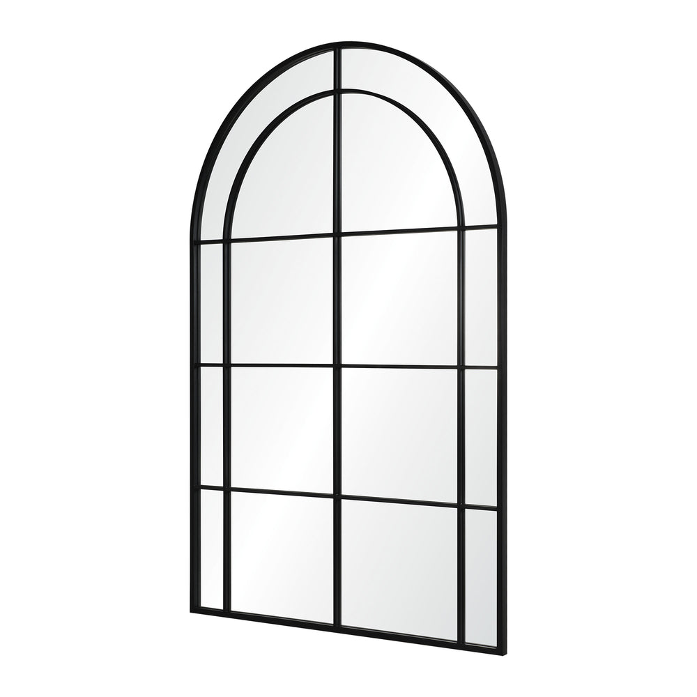 Atkinson 62" Tall Arch Full Length Mirror, Black - Angle Image - MT2546