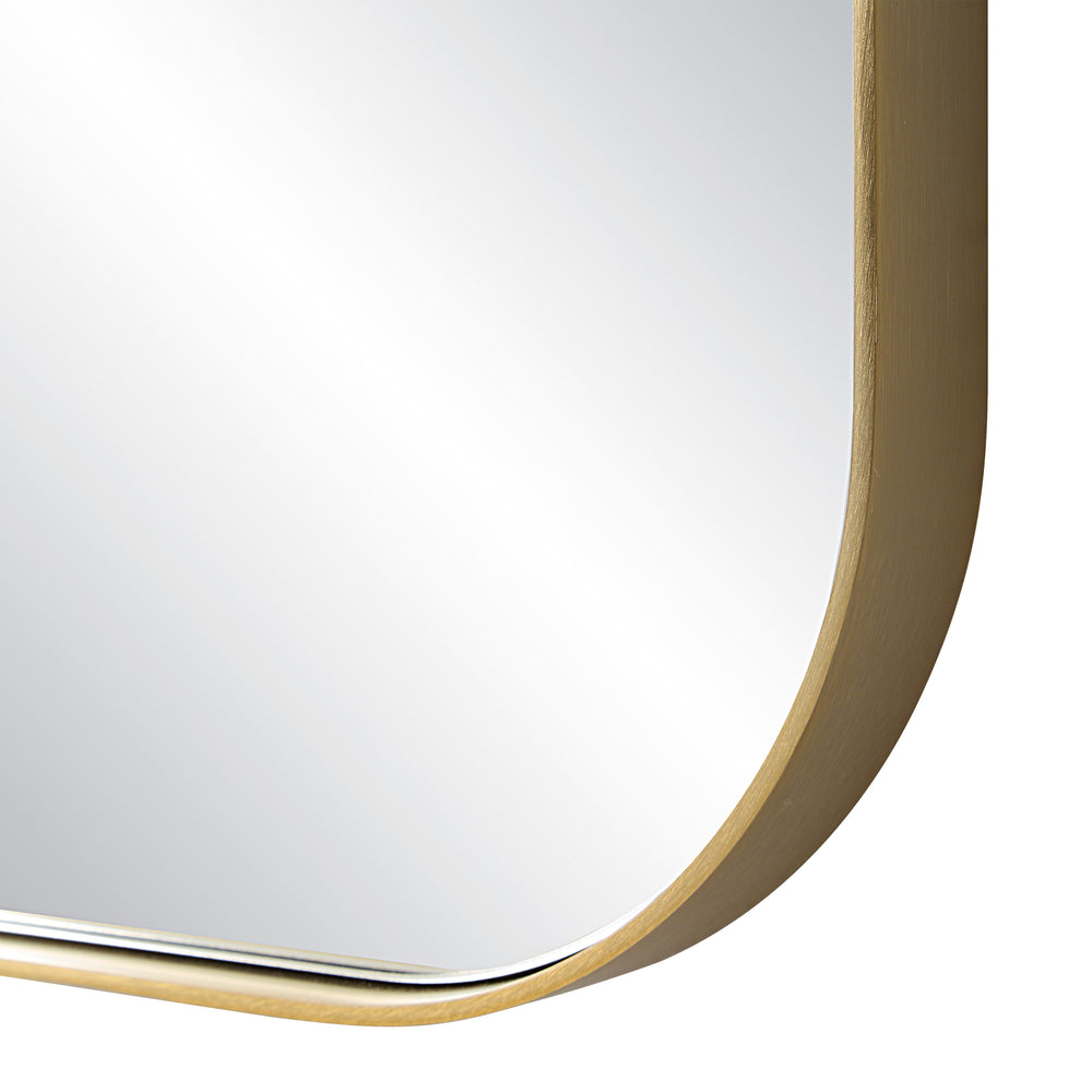 Vesey 36" Tall Rectangle Wall Mirror, Yellow - Detail Image - MT2671
