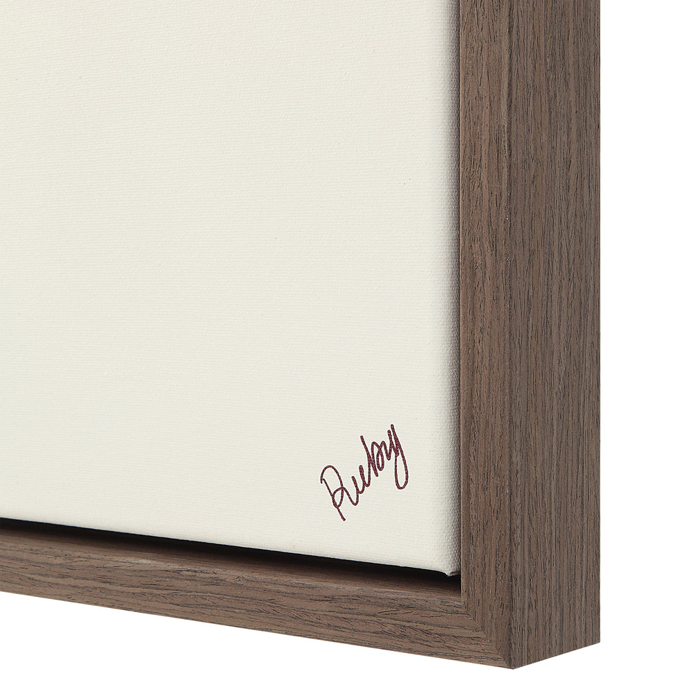 Lacadie 30.1" Wide Canvas Art with Wood Frame, Dark Brown - Additional Image 2 - OL2142