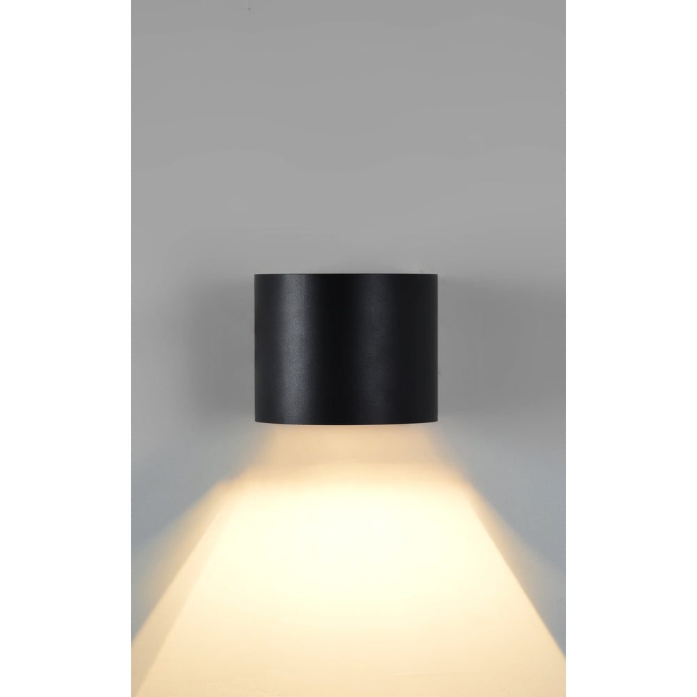 Lark 4.72" Length Wall Sconce, Matte Black - Additional Image 6 - WS113