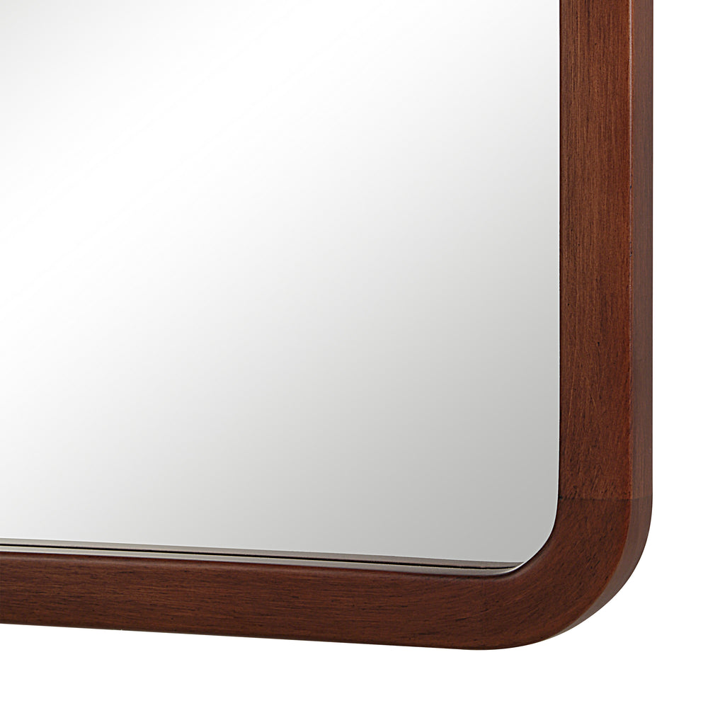 Tacna 30" H x 22" W Wall Mirror, Brown - Detail Image - MT2718