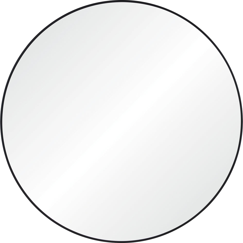 Cori 40" Tall Round Wall Mirror, Black - Main Image - MT2415
