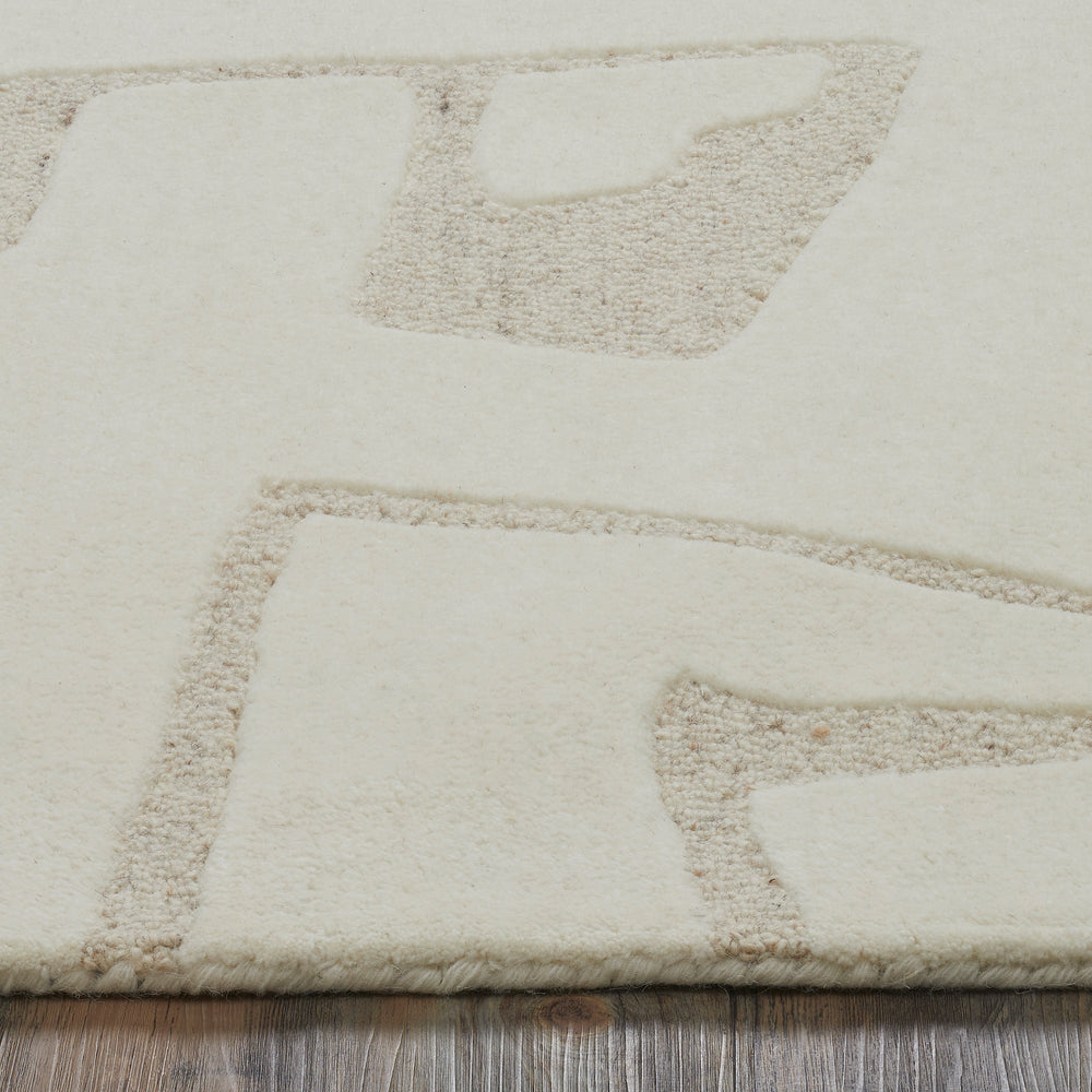 Cosmos 7'10" x 10'2"" ft Handwoven Indoor Rug, Ivory/ Sand - Additional Image 1 - RCOS-21151-810