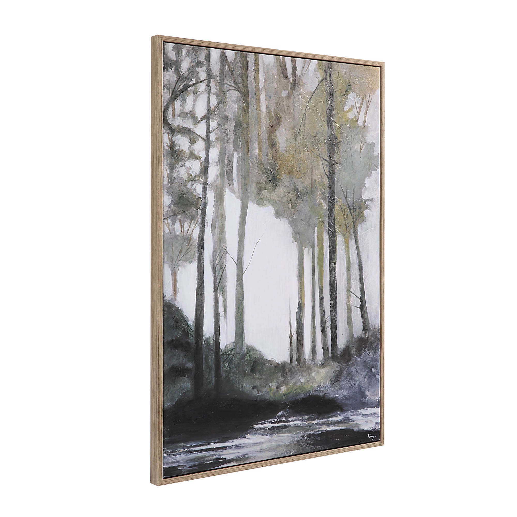 Catania 40" Wide Canvas Art, Grey - Angle Image - OL2133