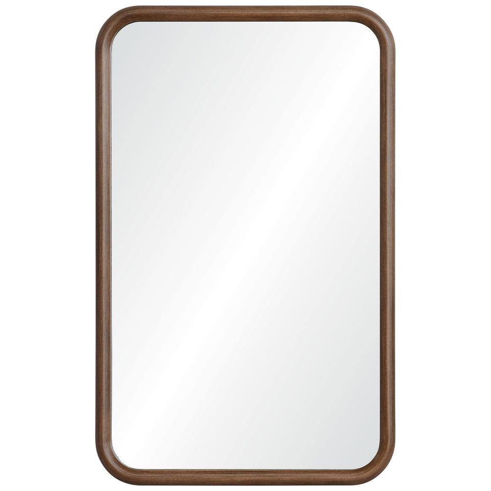 Dickens 32" Tall Rectangle Wall Mirror, Brown - Main Image - MT1835