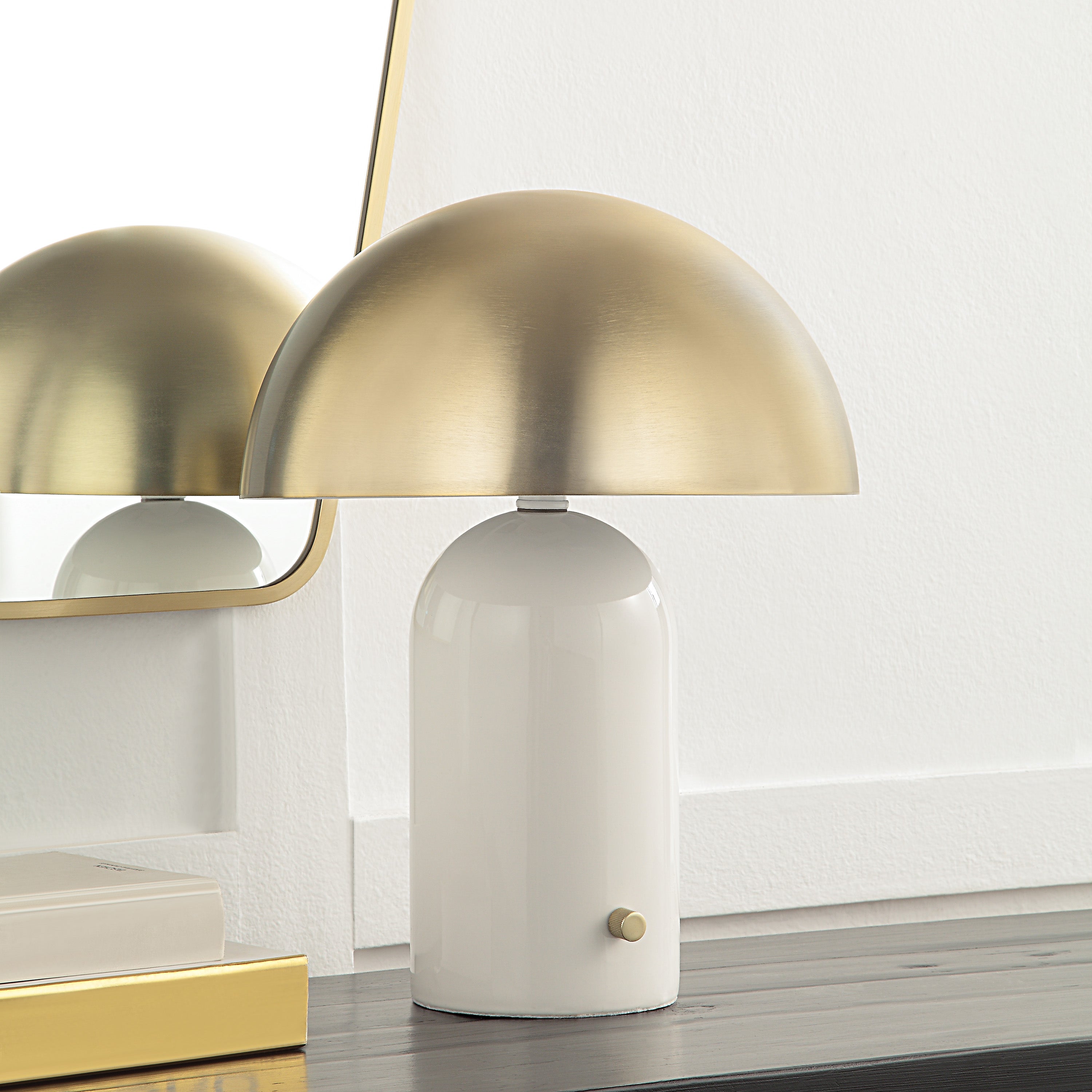 Solero 16" Tall Table Lamp with Dome Iron Shade - Lifestyle Image - LPT1256