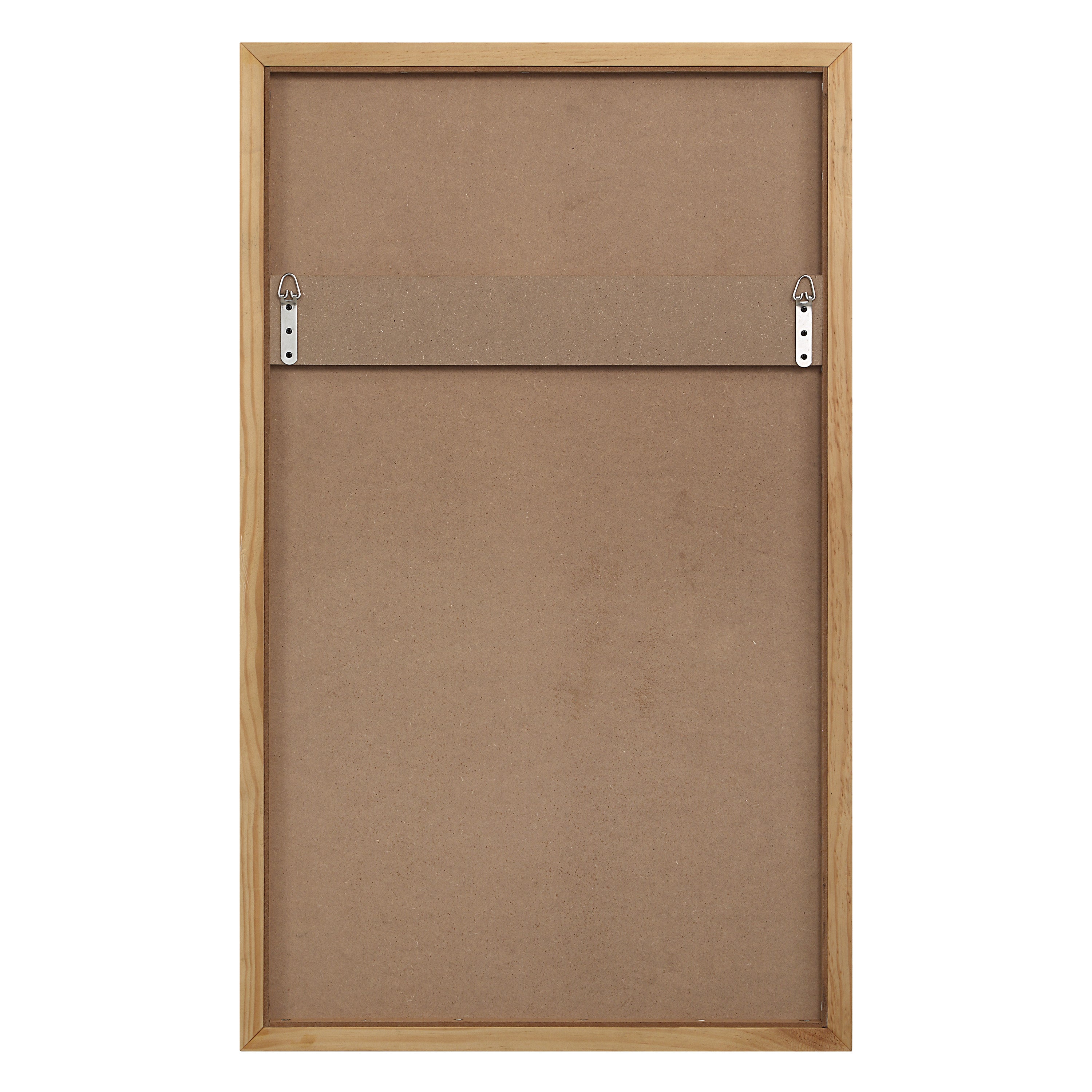 Salia 40" H x 24" W Wall Mirror, Brown - Backing Image - MT2708