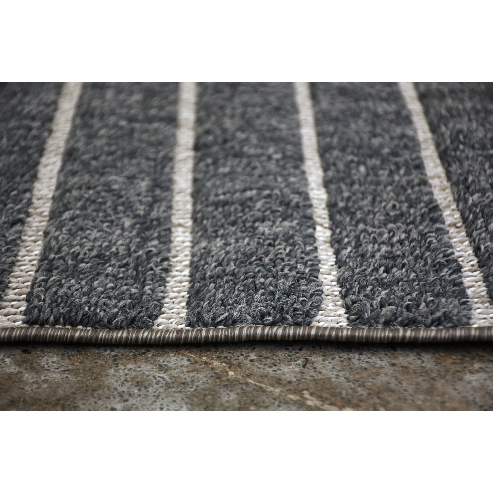 Ambrose 7'10 x 10'2 Power loomed Indoor Rug, Navy - Additional Image 2 - RAMB-10418-810