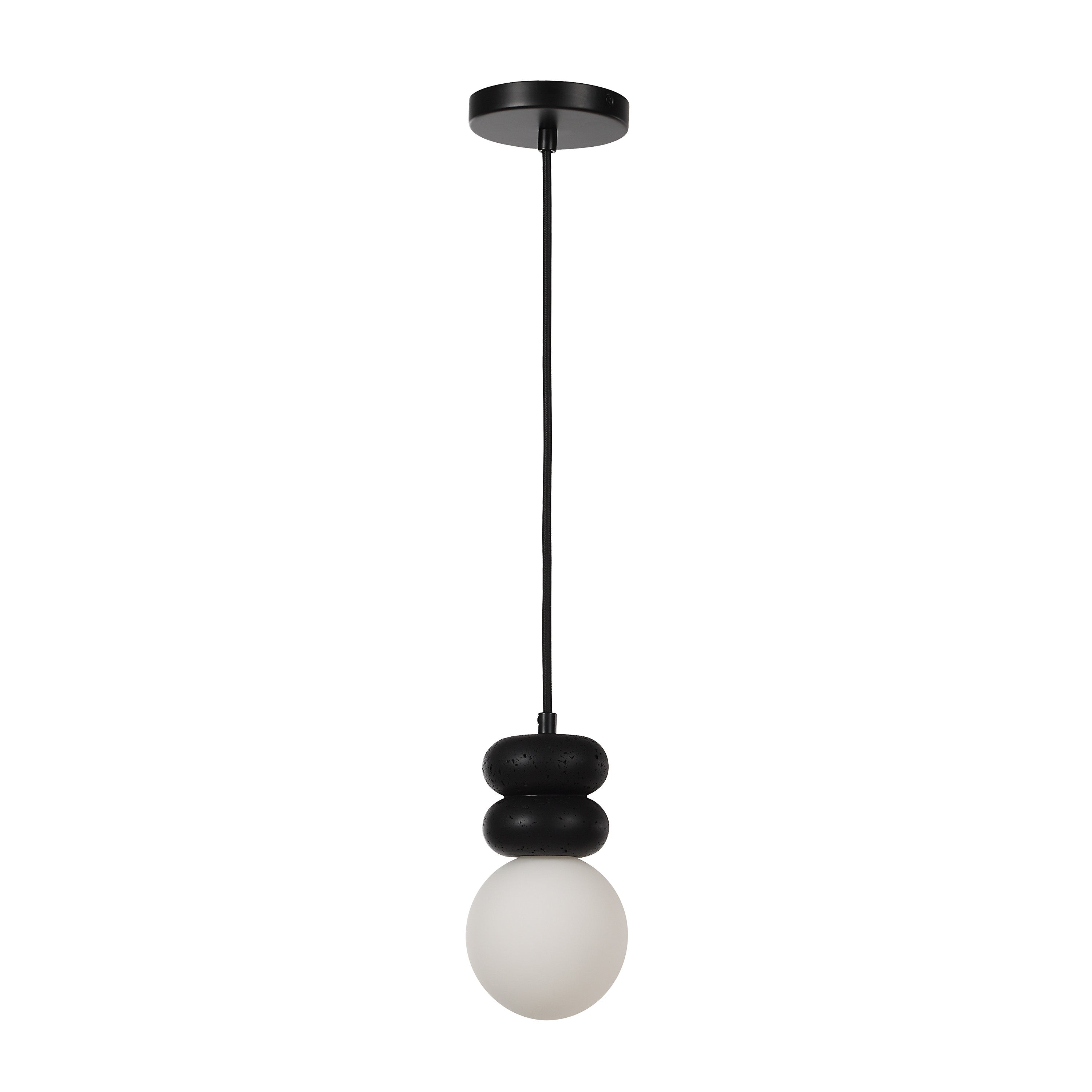 Solene 118" Height Ceiling Fixture, Matte Black - Additional Image 2 - LPC4501