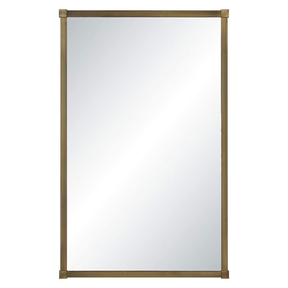Khaya 35" H x 22" W Wall Mirror, Yellow - Main Image - MT2738