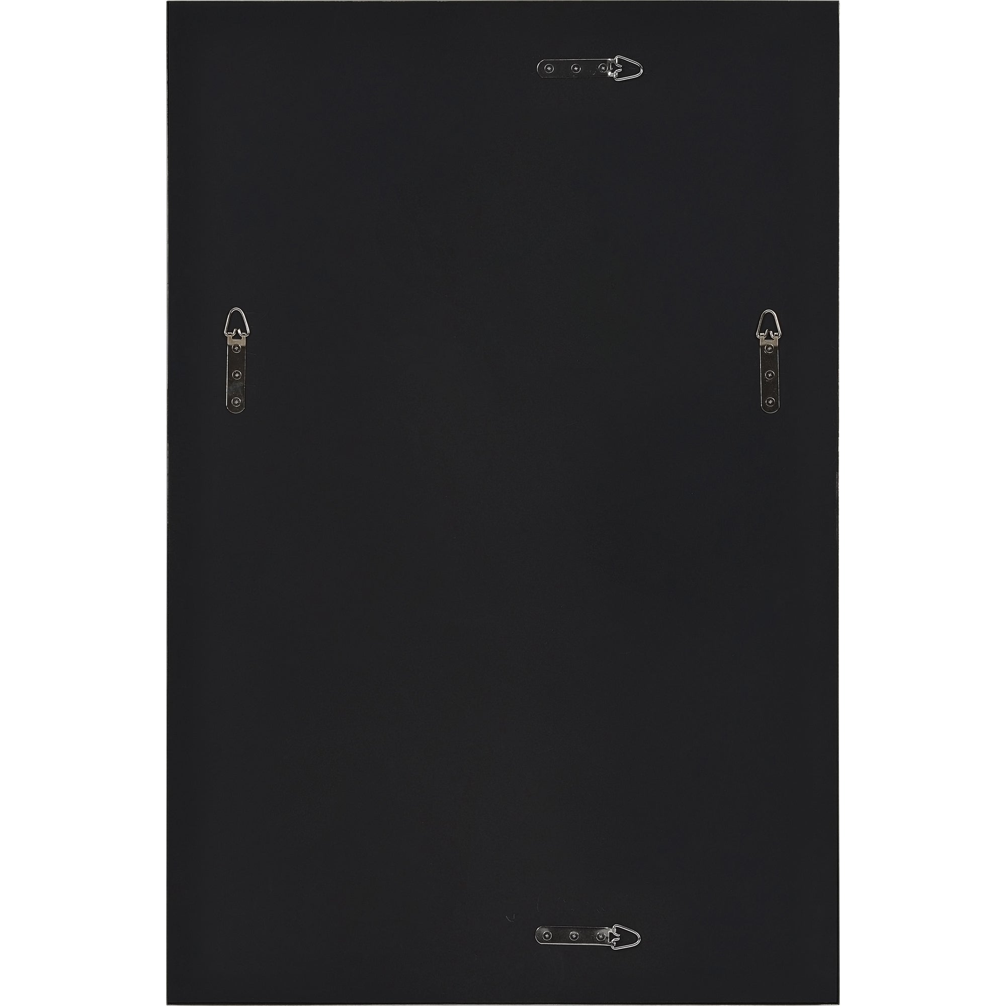 Roderick 35.5" Tall Rectangle Wall Mirror, Grey - Backing Image - MT2453