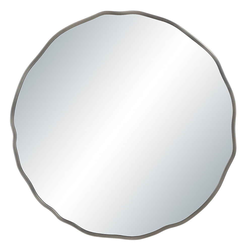 Cerro 30" H x 30" W Wall Mirror, Silver - Main Image - MT2735