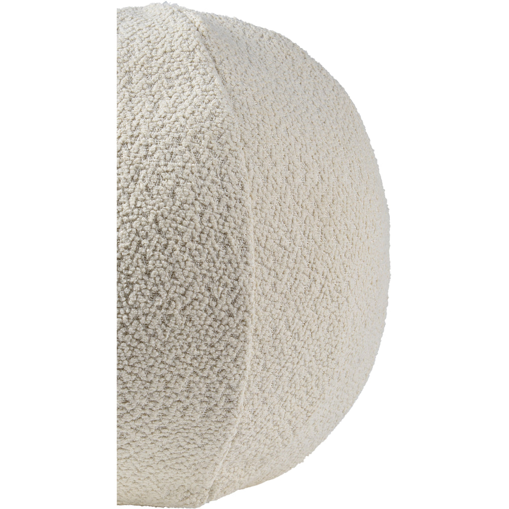 Solan 12X12 Indoor Pillow, Ivory - Angle Image - PWFL1416