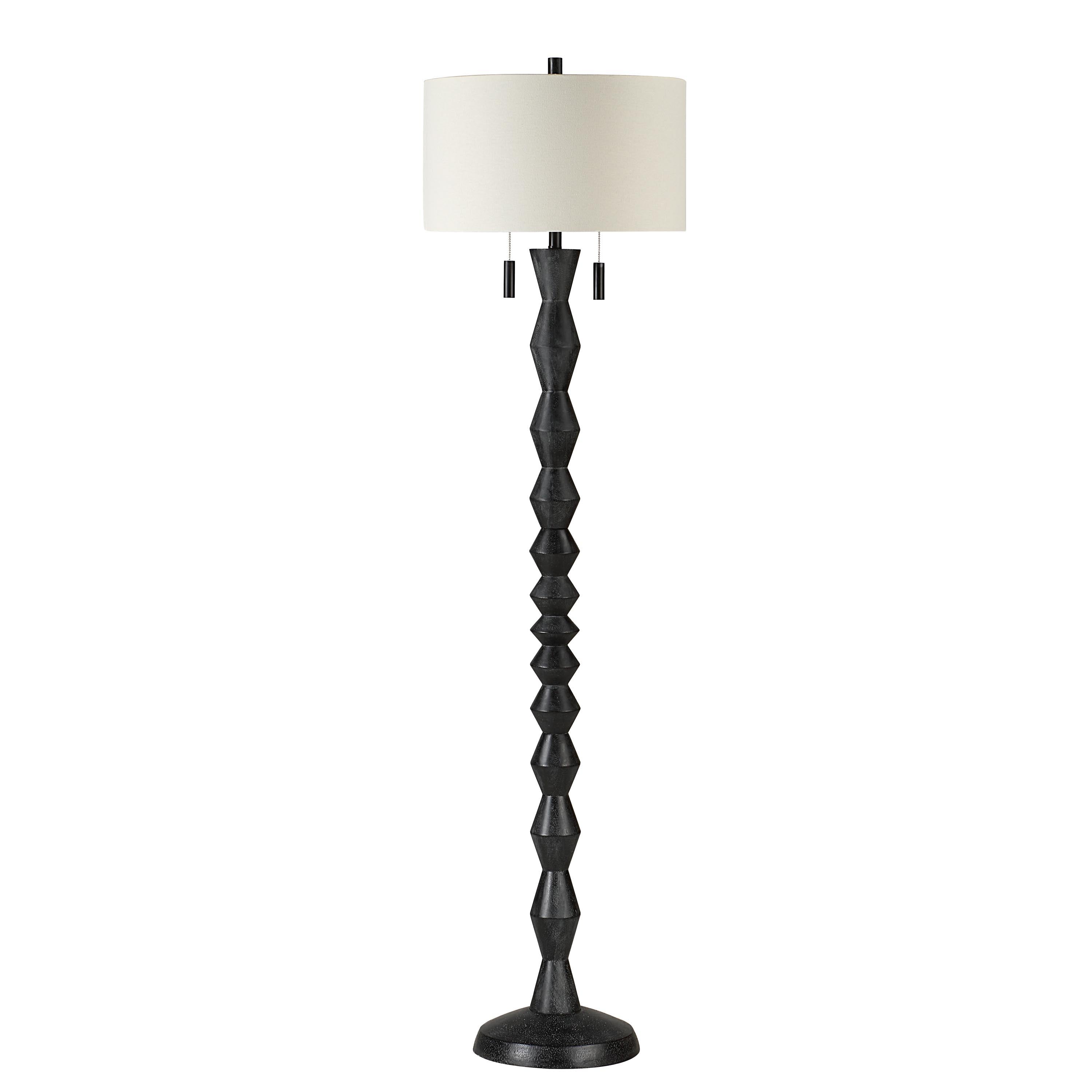 Phyllis 75.75" Height Floor Lamp, Black - Main Image - LPF3177