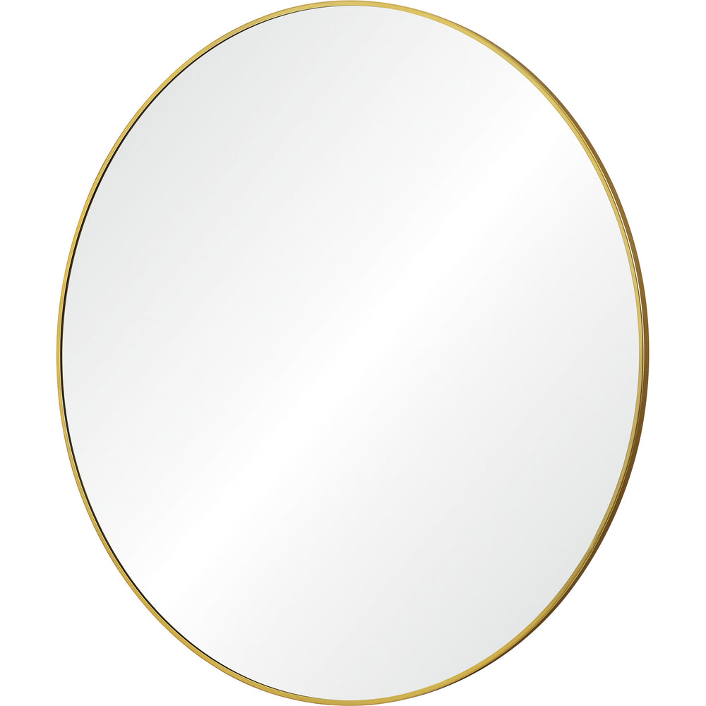 Fragoso 48" Tall Round Wall Mirror, Yellow - Angle Image - MT2532