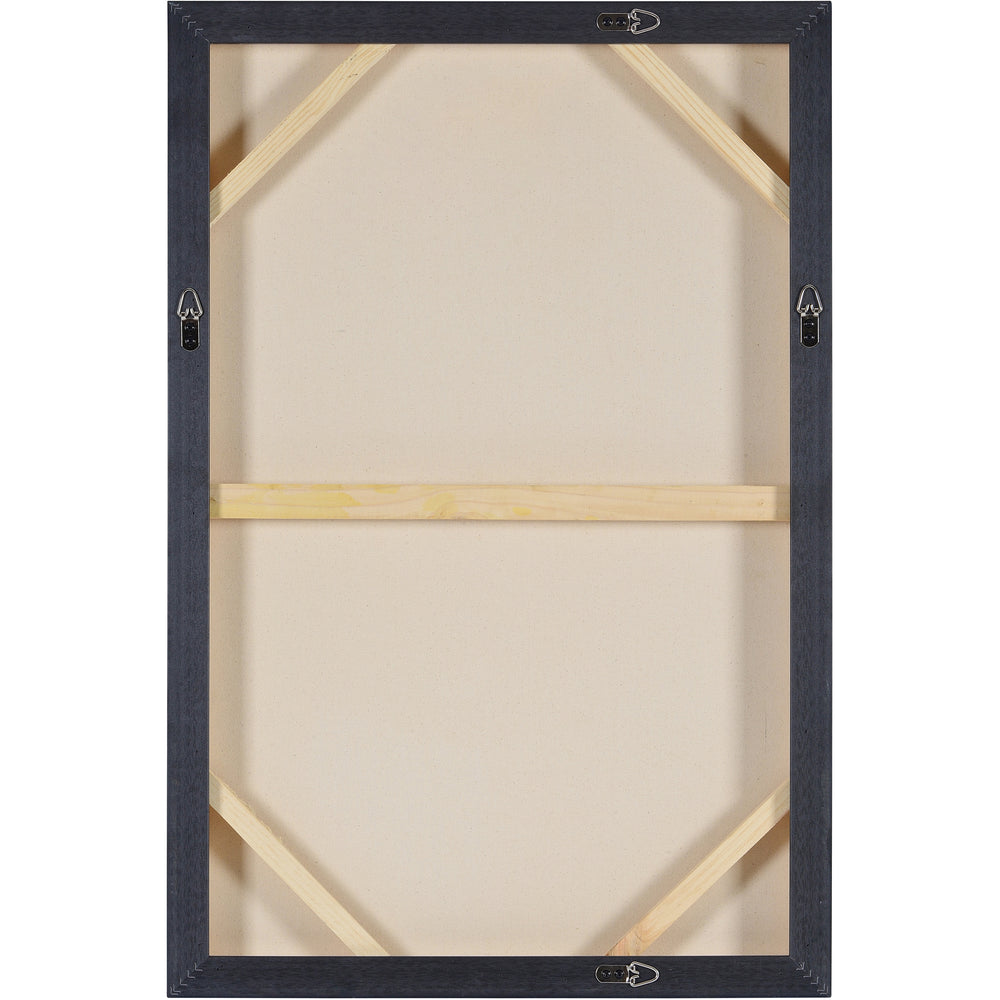 Telesto 24" Wide Canvas Art, Black - Backing Image - OL2046