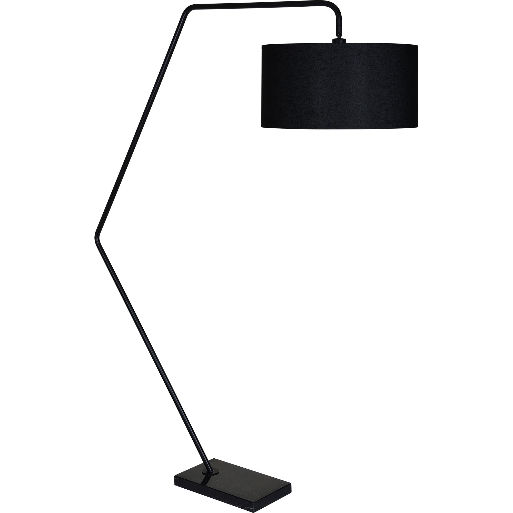 Penelin 65.25" Length Floor Lamp, Black - Angle Image - LPF3118