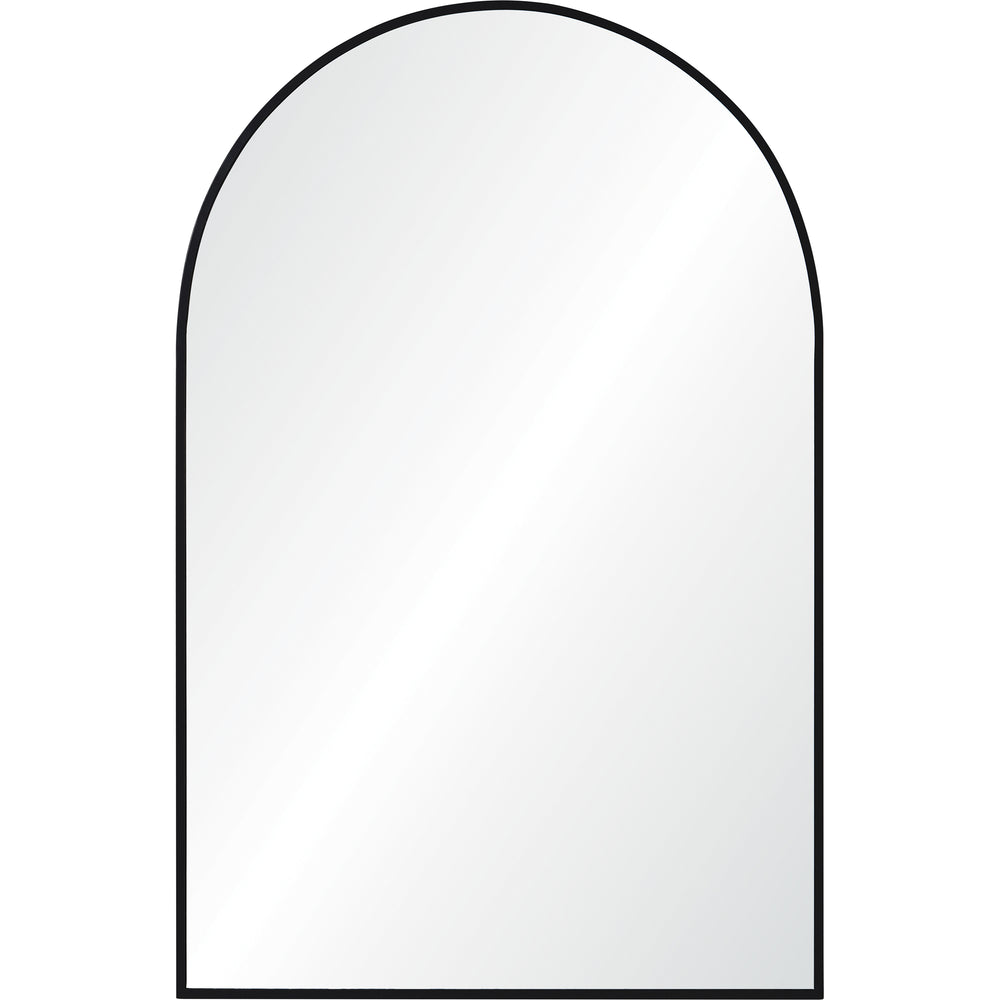 Waren 36" Tall Arch Wall Mirror, Black - Main Image - MT2451