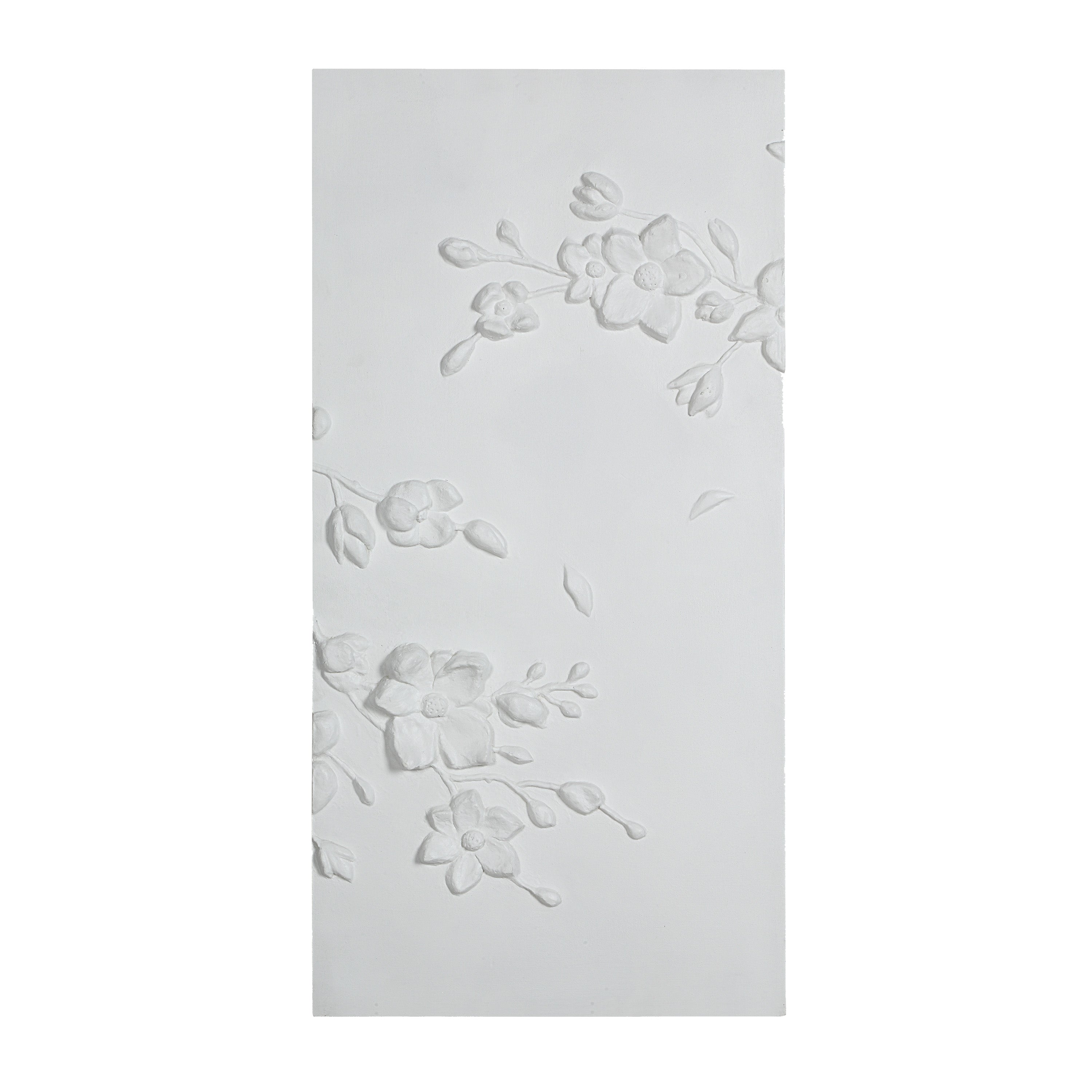 Beaudelaire 20" Wide Wall Decor, Matte White - Additional Image 4 - W6748