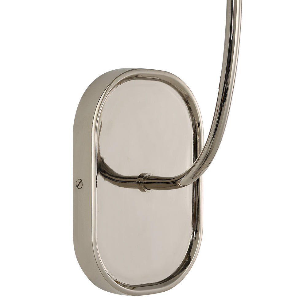 Annona 15.75" Height Wall Sconces, Polished Nickel - Detail Image - WS173