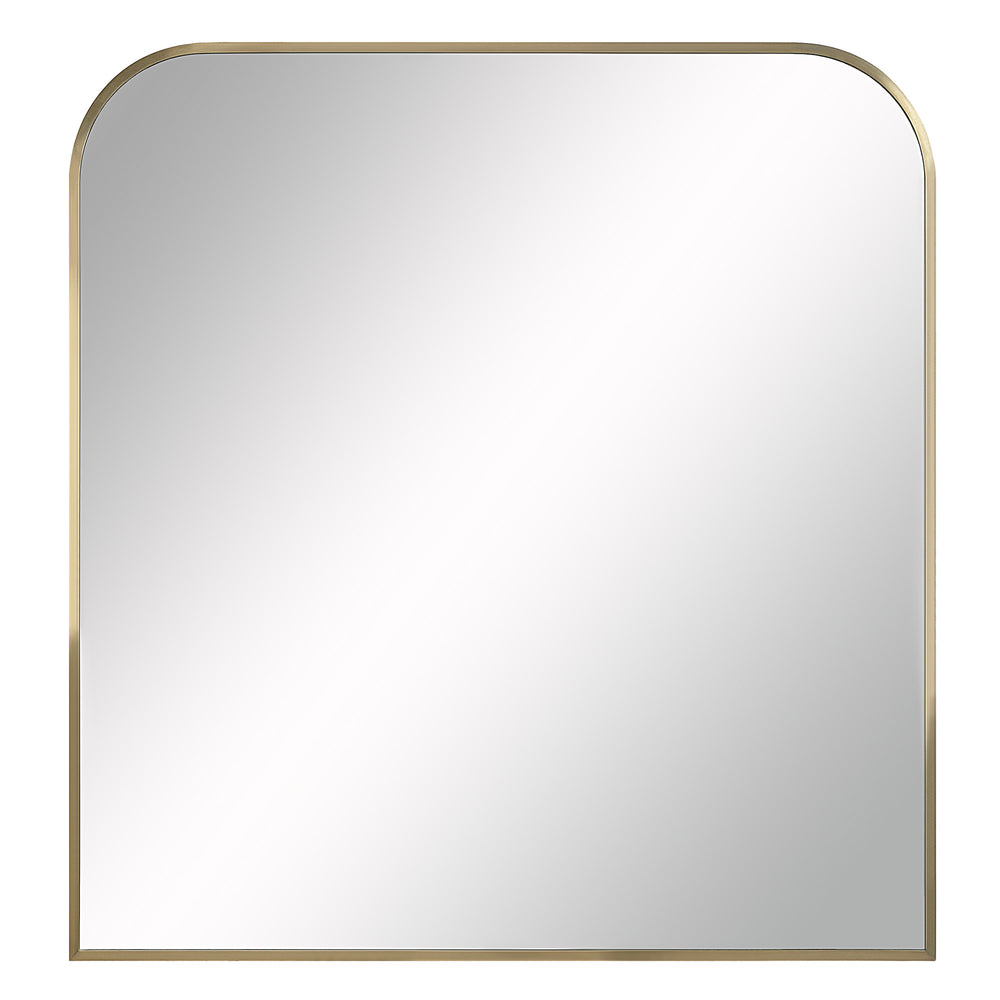 Joan 40" Tall Arch Wall Mirror, Yellow - Main Image - MT2507