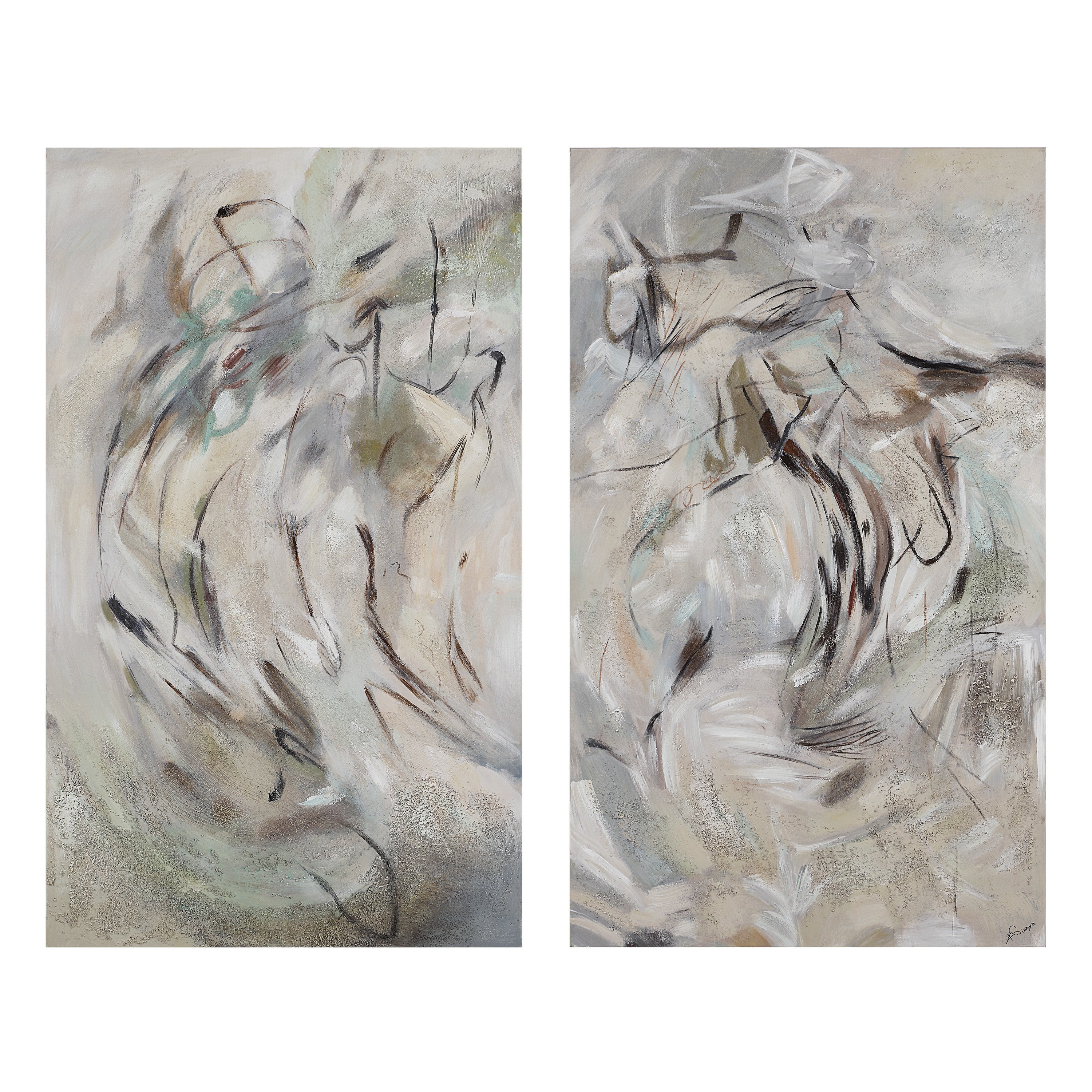 Torres 50" H x 30" W Canvas Art, (2 Piece Set) - Main Image - OL2237