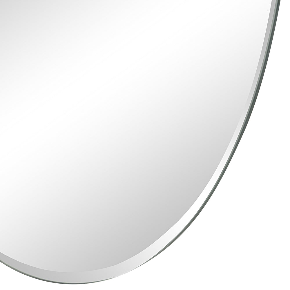 Anogia 40" H x 22" W Wall Mirror, Grey - Detail Image - MT2697