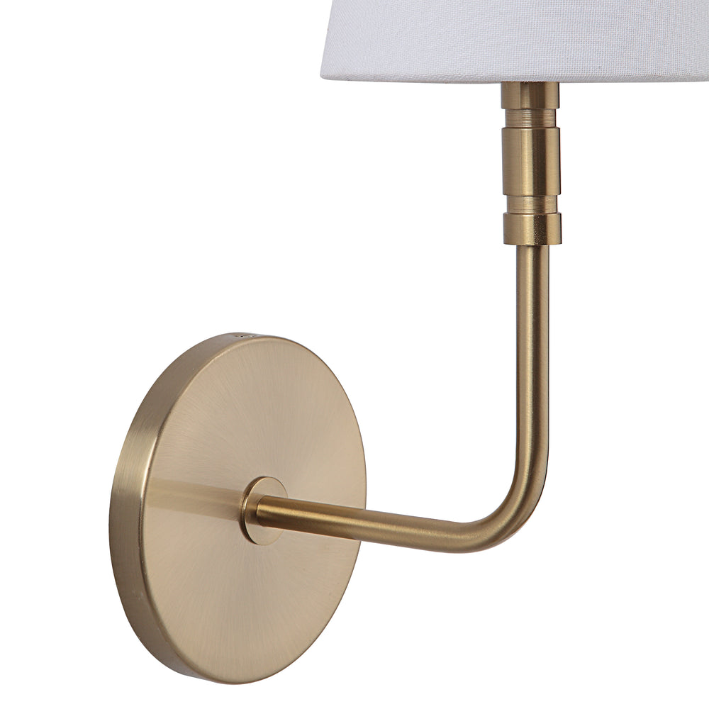 Milia 14.5" Burnished Brass 1-Light Wall Sconce - Detail Image - WS143