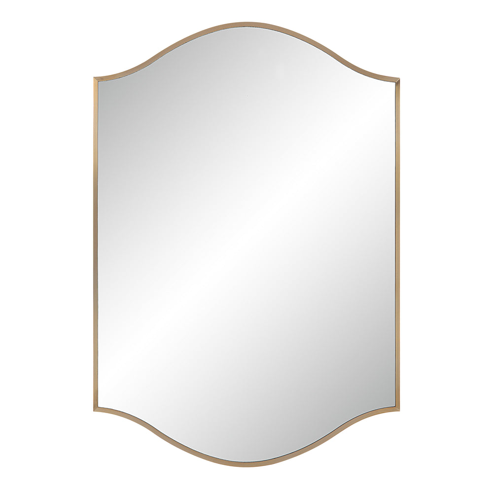 Florianne 36" Tall Rectangular Arch Mirror, Champagne - Main Image - MT2617