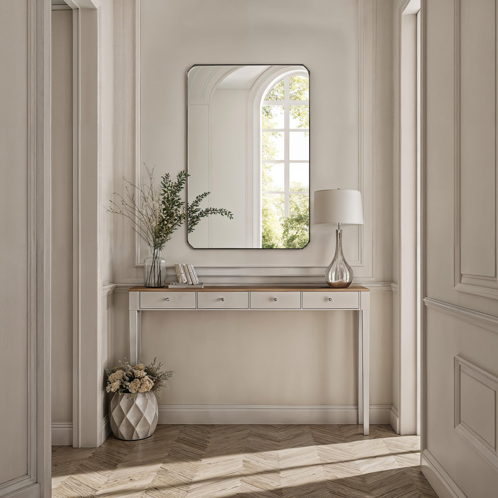 Nate 36" H x 24" W Wall Mirror, Yellow - Lifestyle Image - MT2750