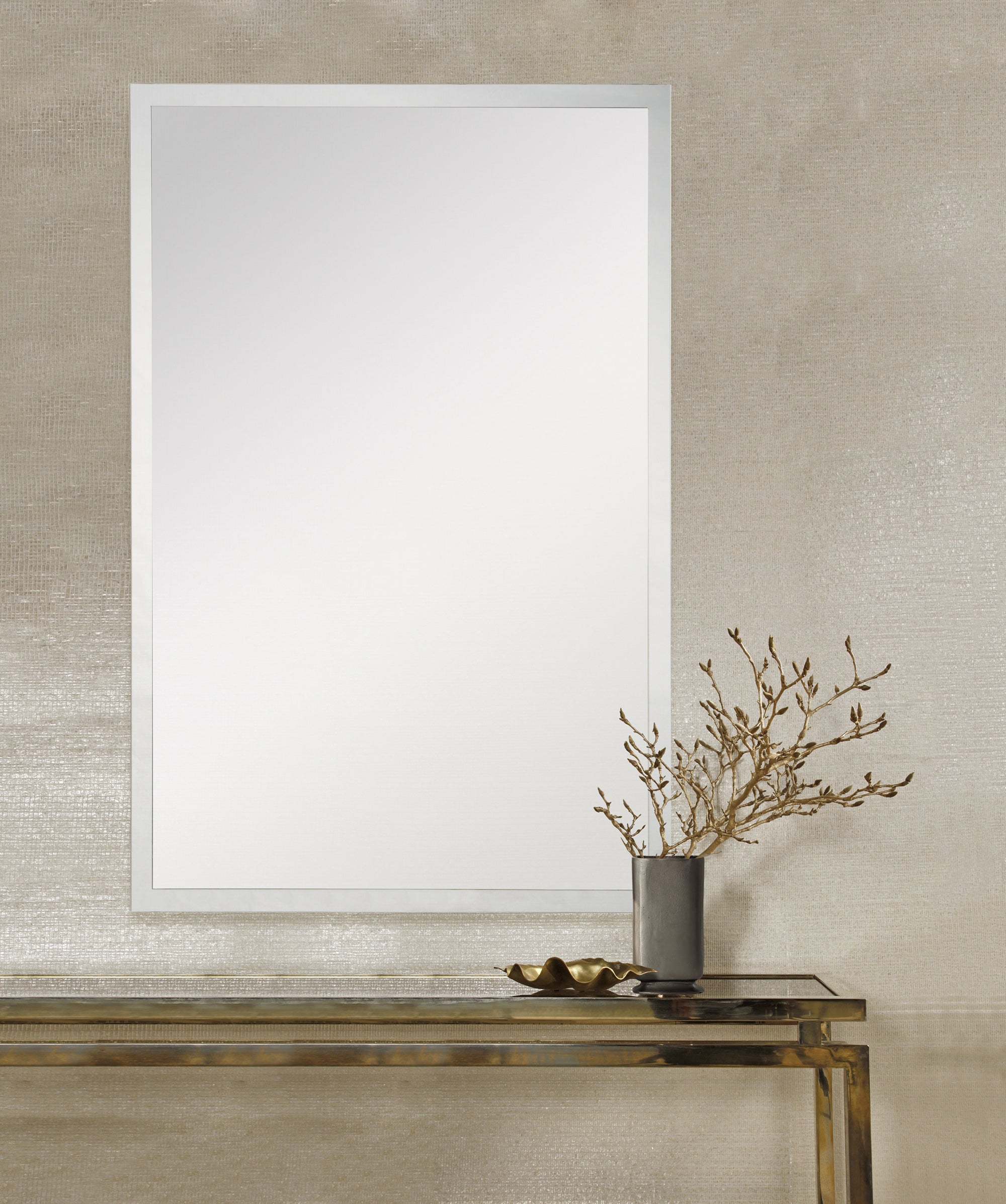 Asset 36" Tall Rectangle Wall Mirror - Lifestyle Image - MT2253