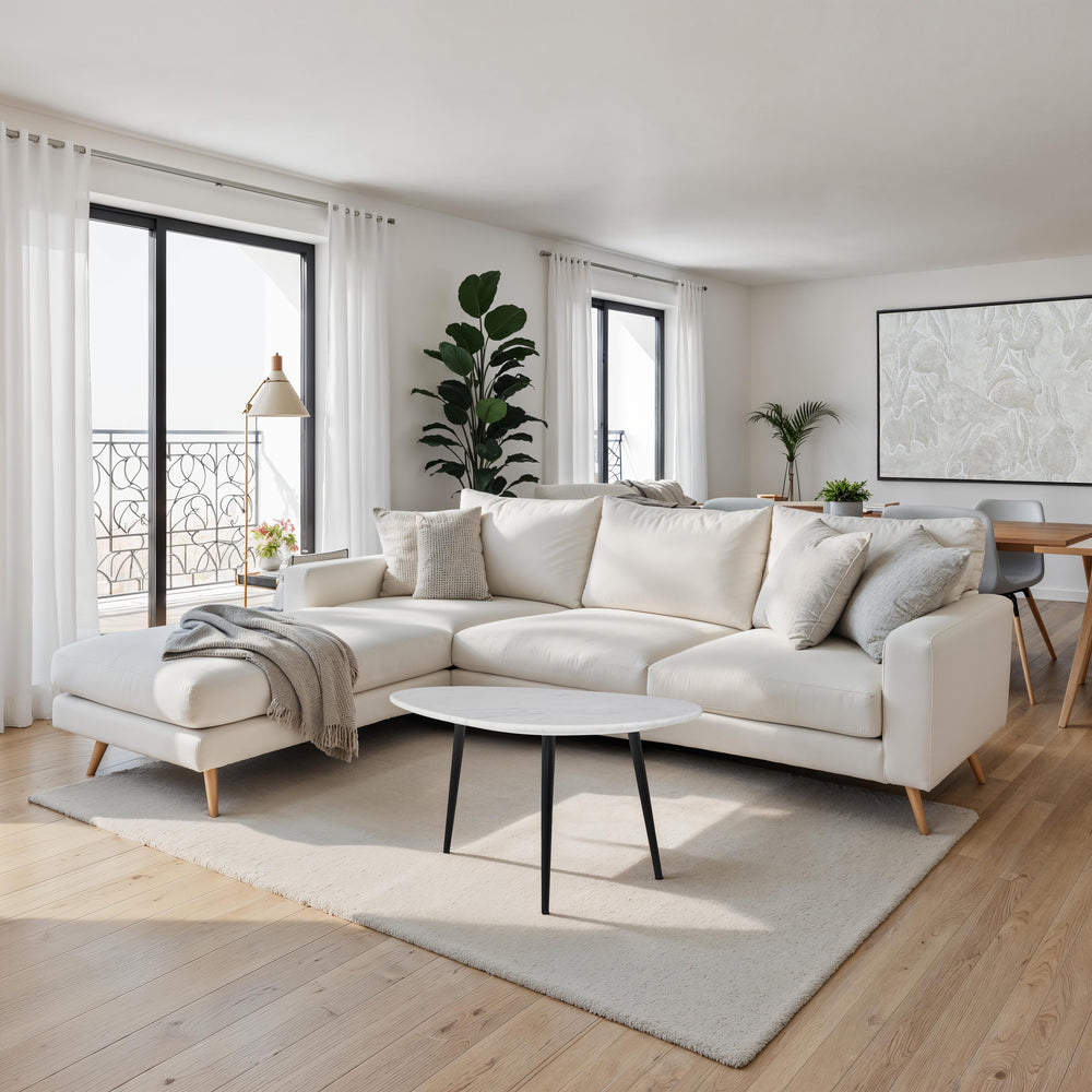 Keely 23.75" Height Coffee Table - White Label Lifestyle Image - TA536