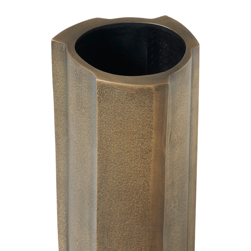 Interlude Indoor Vase, Yellow - Angle Image - VAS292