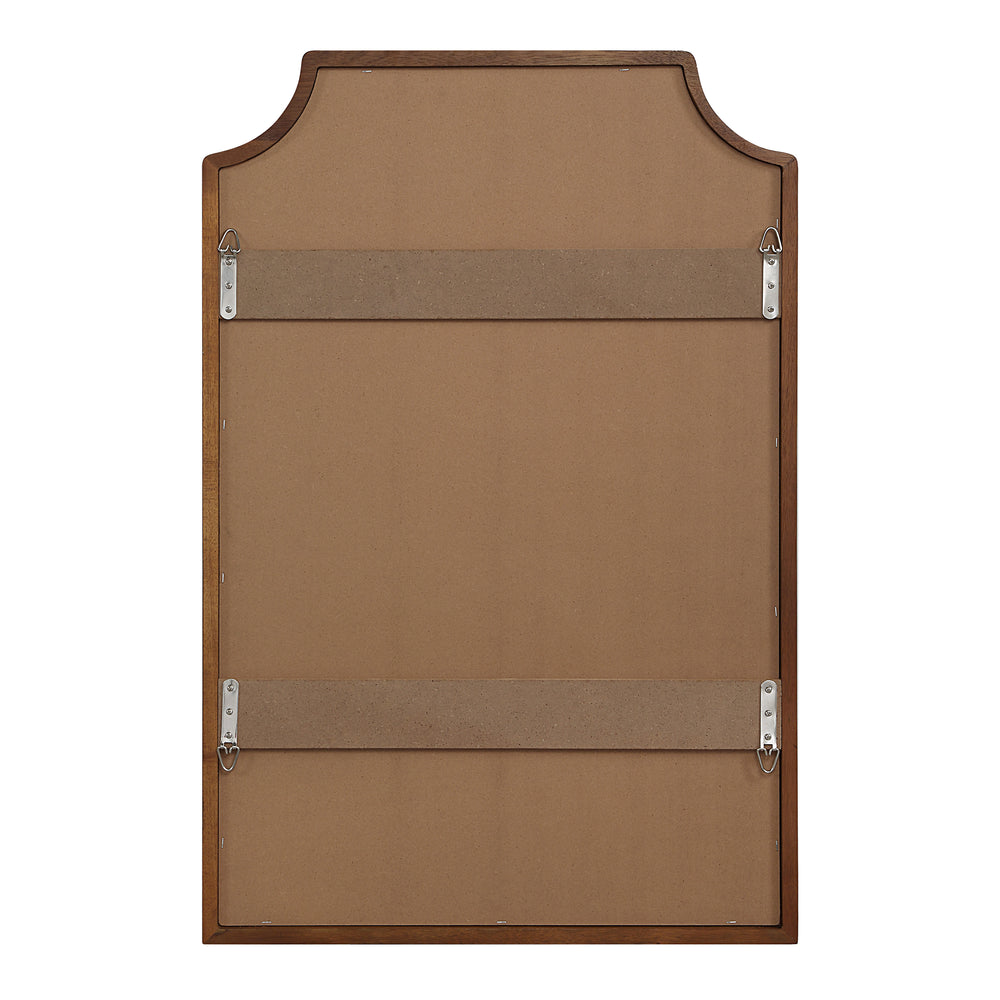 Sintra 36" H x 24" W Wall Mirror, Brown - Backing Image - MT2709