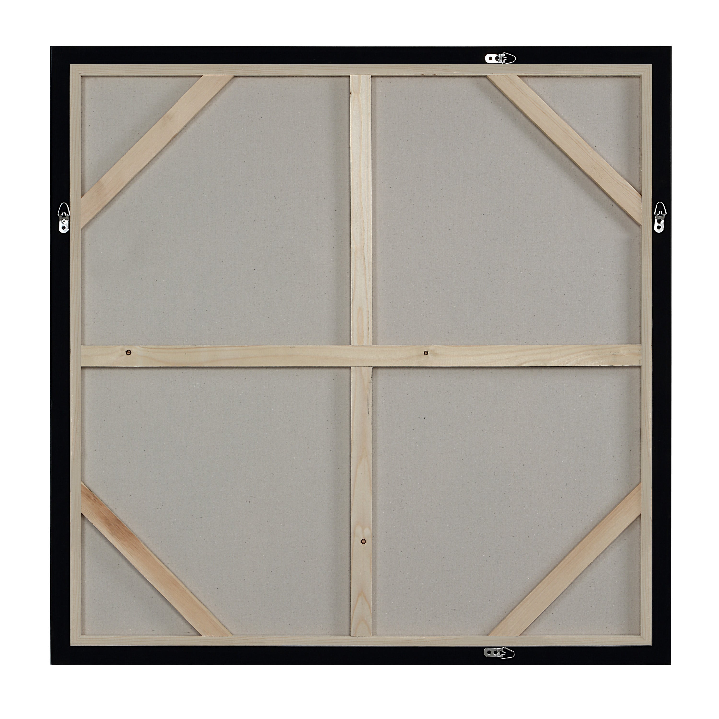 Celba 45" H x 45" W Canvas Art, White - Backing Image - OL2201