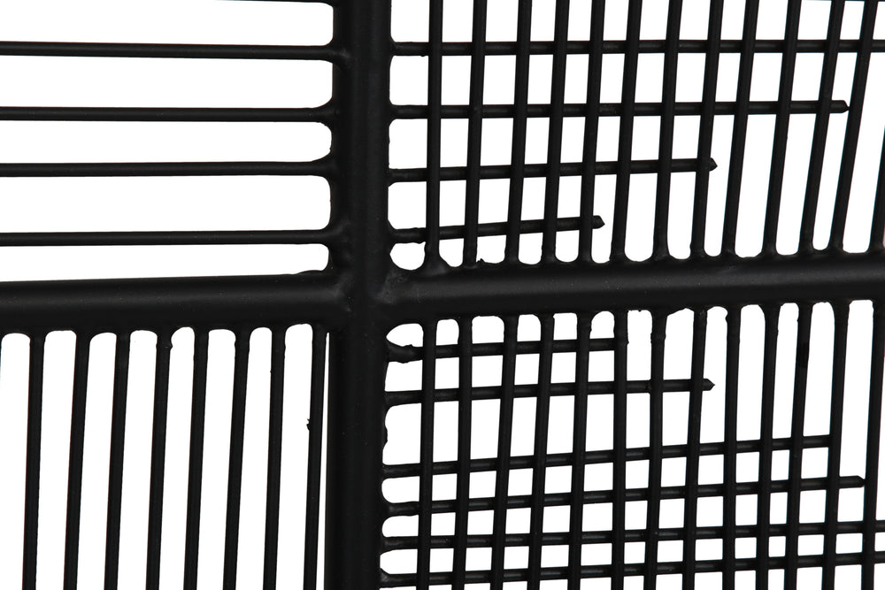 Byers 51.5" Wide Wall Art, Black Powder - Detail Image - W6675