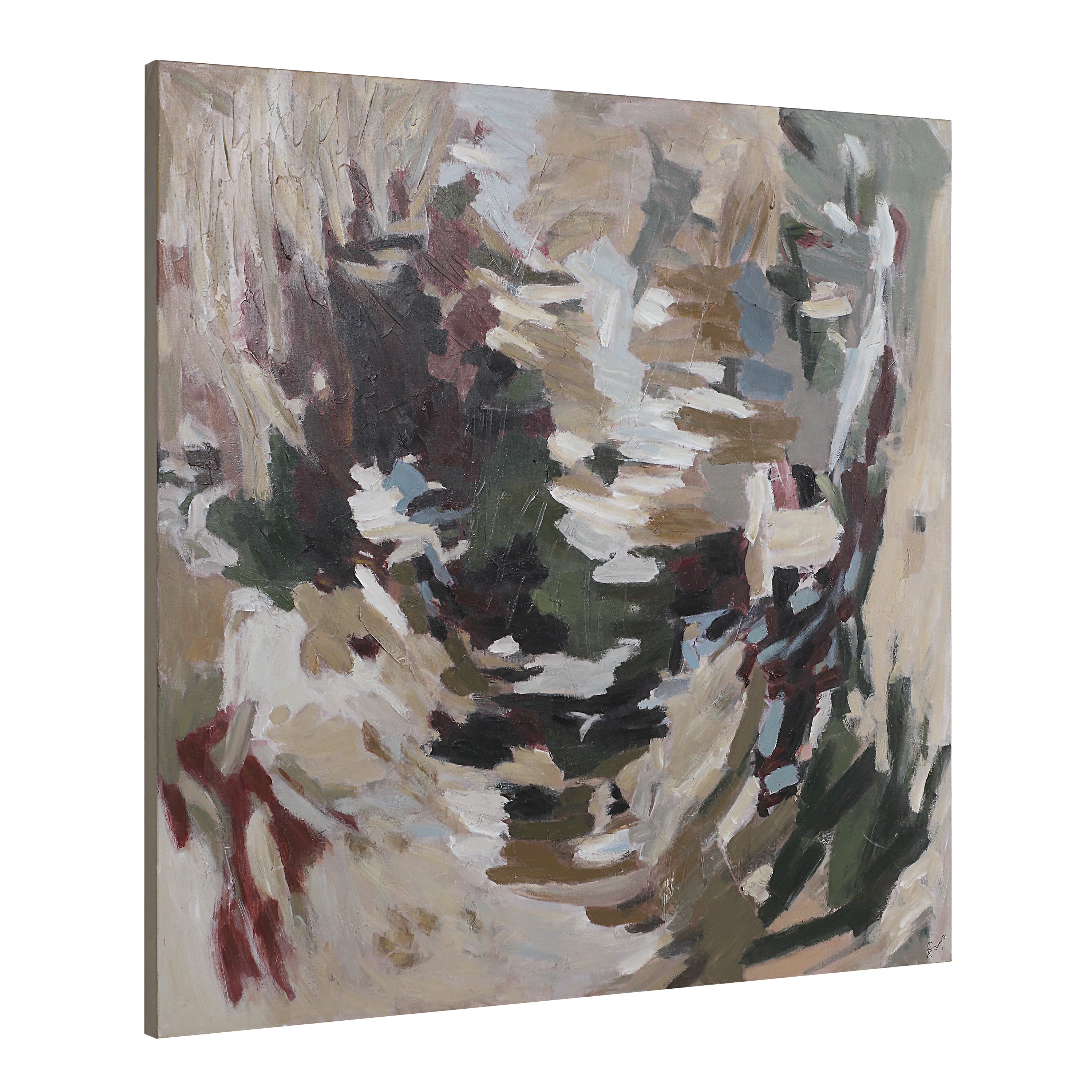 Ardesia 50" H x 50" W Canvas Art - Angle Image - OL2238