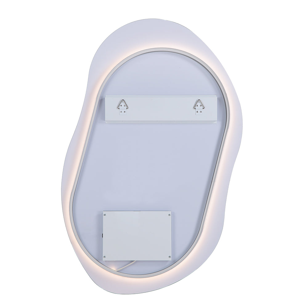 Forli 45" Tall Irregular LED Mirror, Clear - Backing Image - MT2569