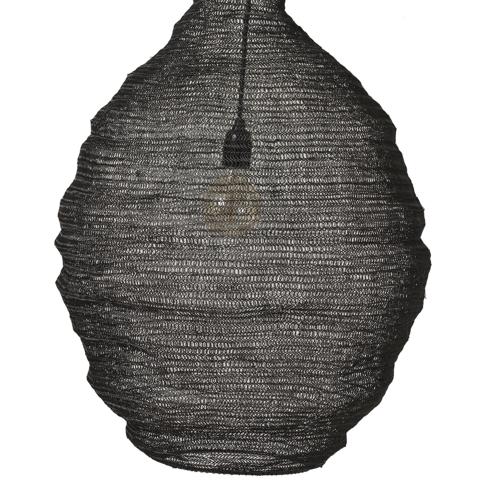 Corfu 148.5" Height Ceiling Fixture, Black - Detail Image - LPC4494