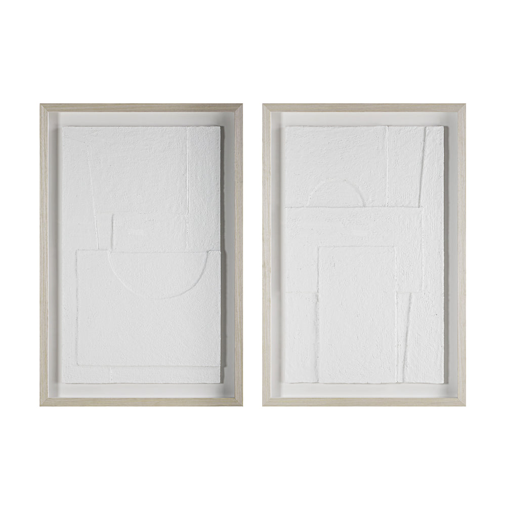 Linen 24.0" Wide Wall Decor, Printed Artwork (2 Piece Set) - Main Image - W6781