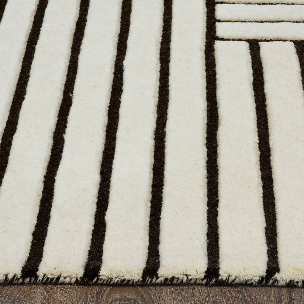 Arctica 7'10 X 10’2 Hand tufted Indoor Rug, Ivory - Angle Image - RARC-10182-810