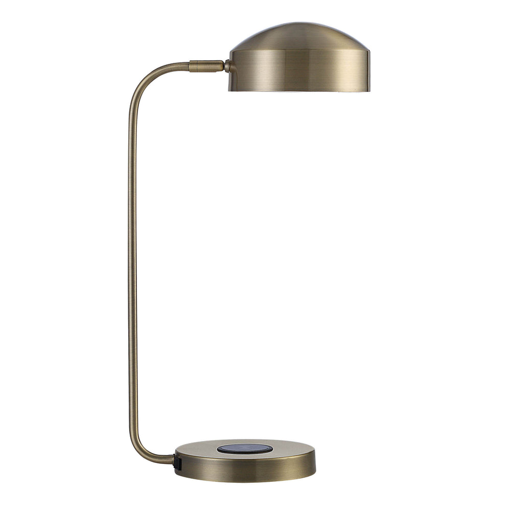 Riesco 22.5" Length Desk Lamp, Antique Brass - Main Image - LPT1214